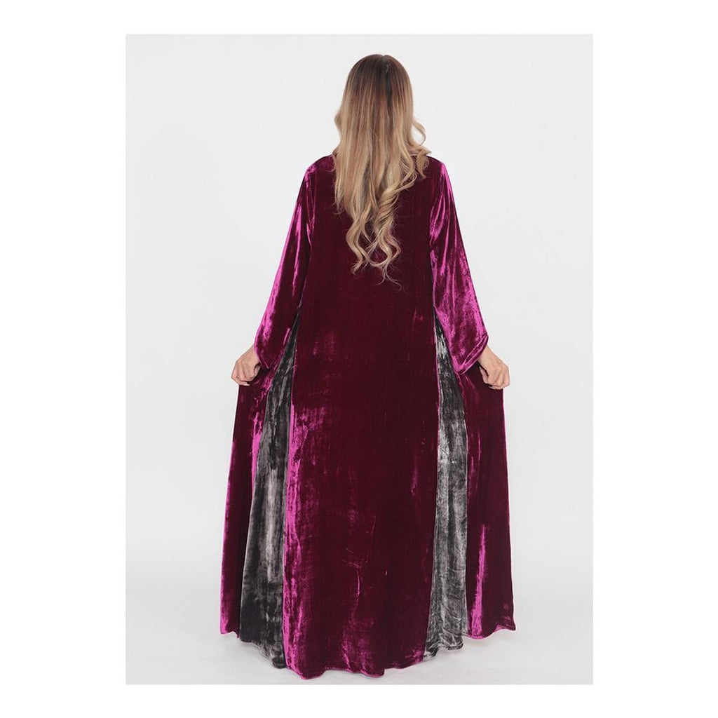 Maroon Velvet Gown HVC-0010