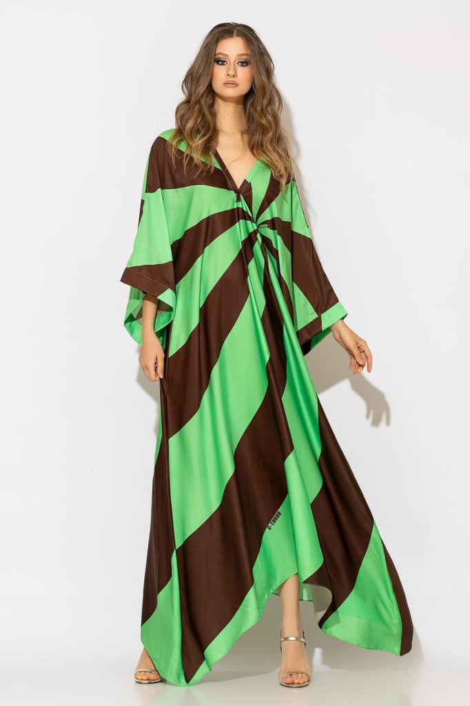 Irida Kaftan Brown Shirt HSK-0020