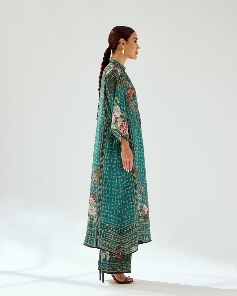 Ghazala Teal Set HSC-0004