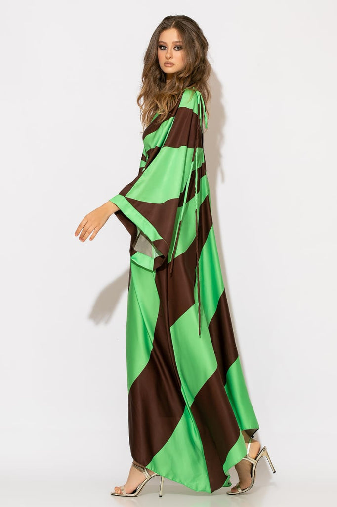 Irida Kaftan Brown Shirt HSK-0020