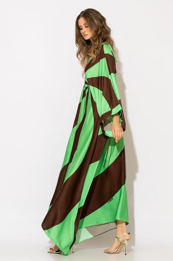 Irida Kaftan Brown Shirt HSK-0020