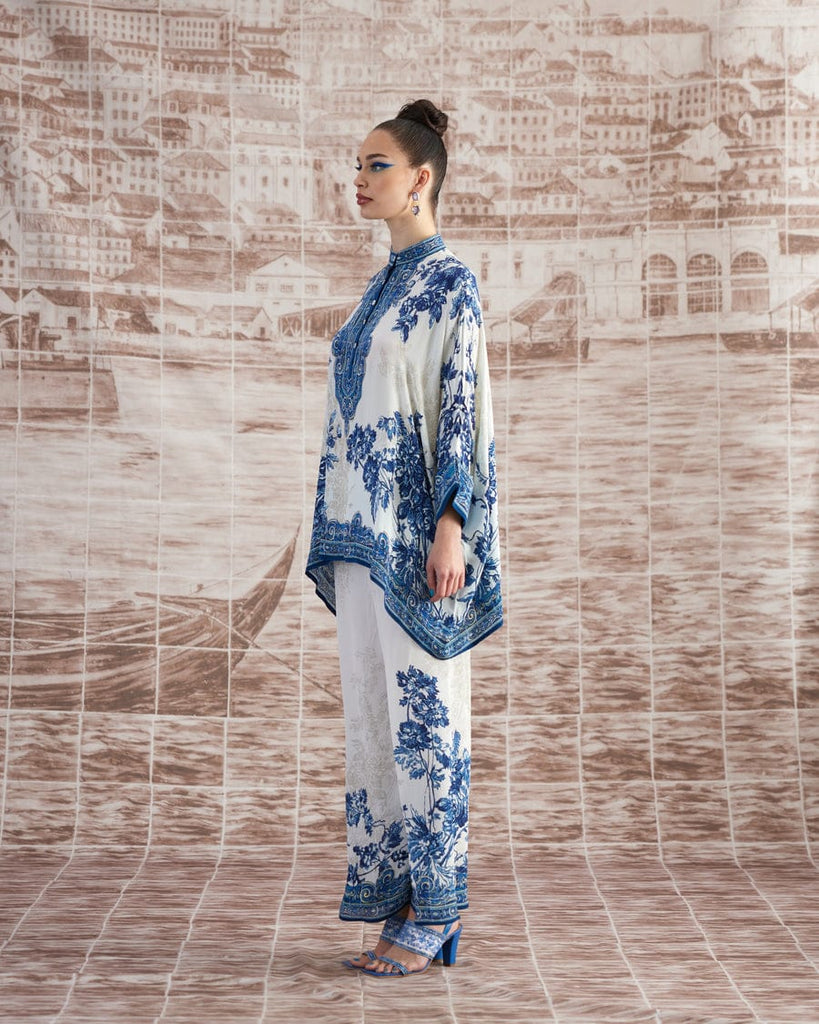 White & Blue Short Set HWB-0007