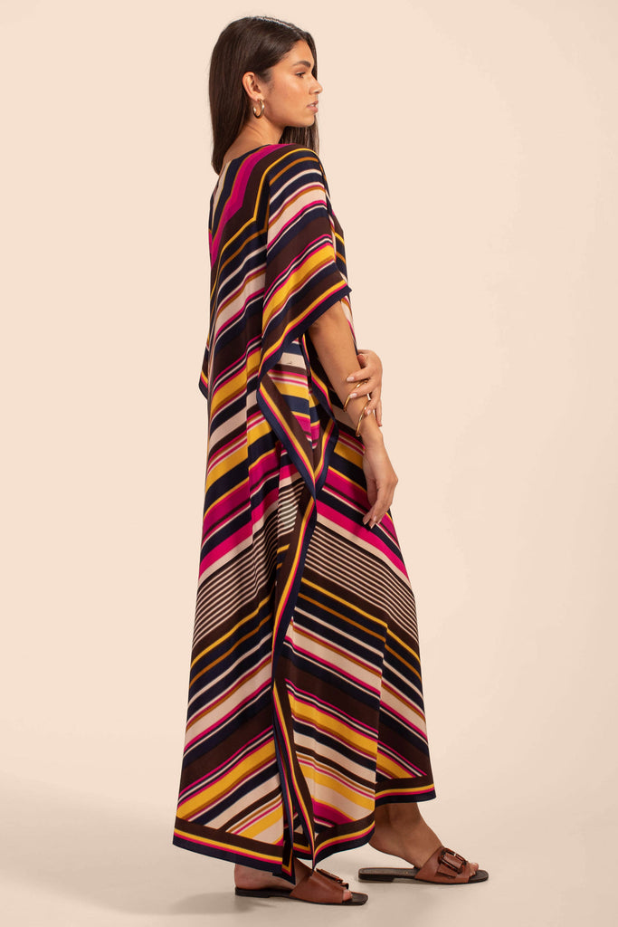 Multi Lines Kaftan HLK-0152