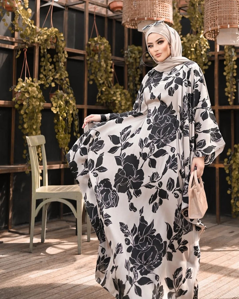 Floral Kaftan Abaya HAC_0067