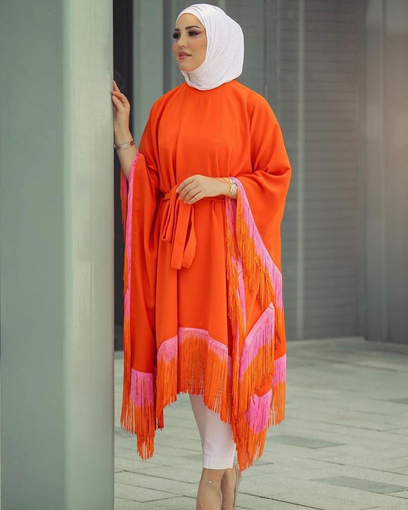 Orange Tussel Set HLK-0069