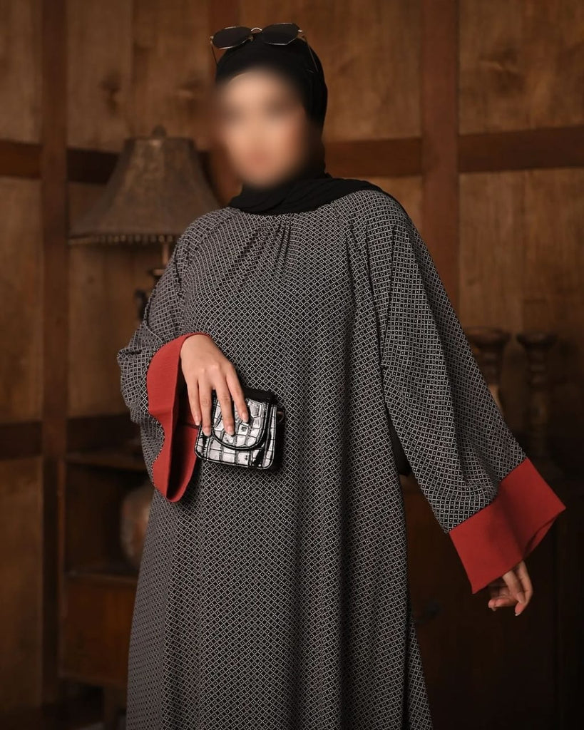 Geometric Pattern Abaya HAC_0084