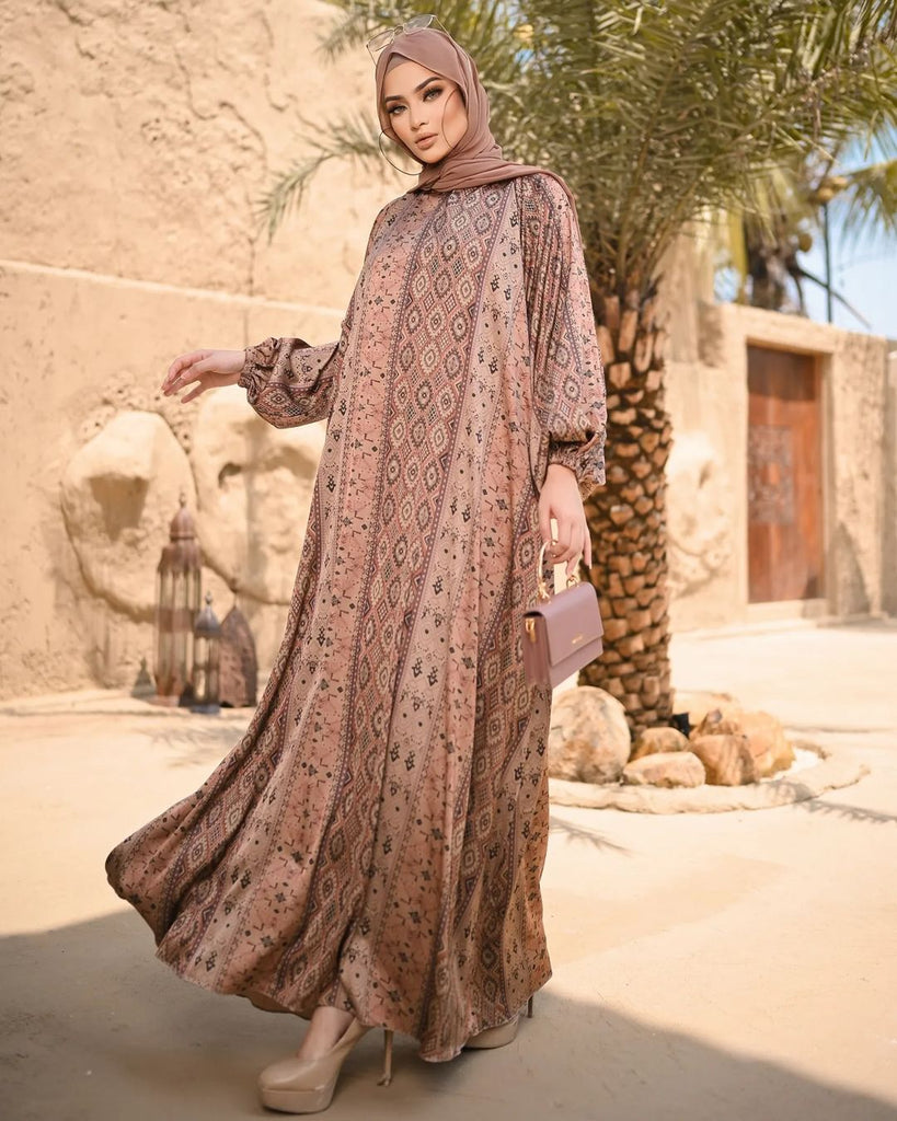 Shades Of Peache Abaya HAC_0152