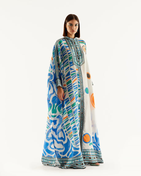 RR French Blue Kaftan HLK-0015