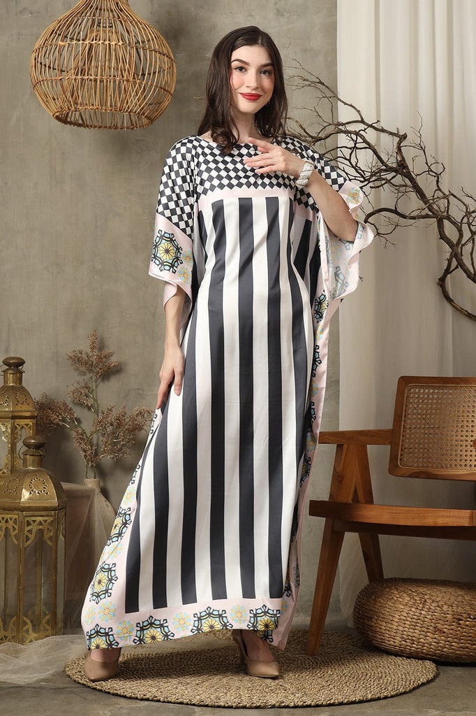 Pink Stripe Kaftan HSK-0001
