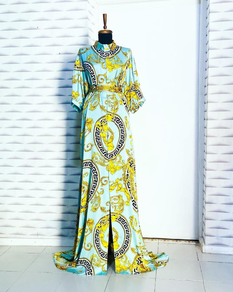 Versace Sea Green Maxi HWD-0045