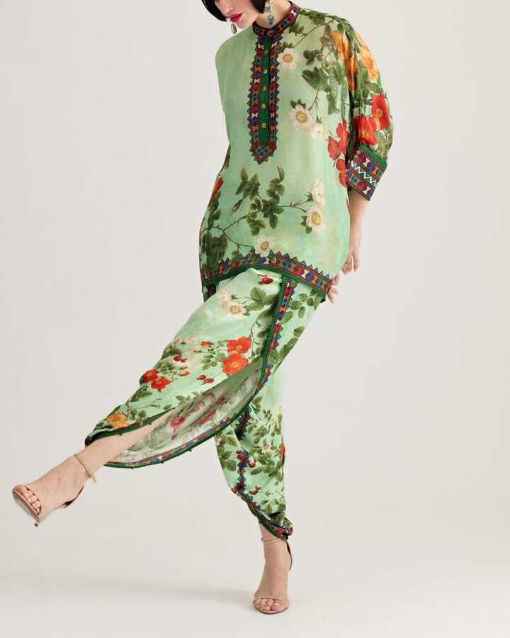 Sonth Mint Shalwar Set AUG-0035