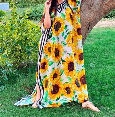 Sunflower Kaftan HLK-0207