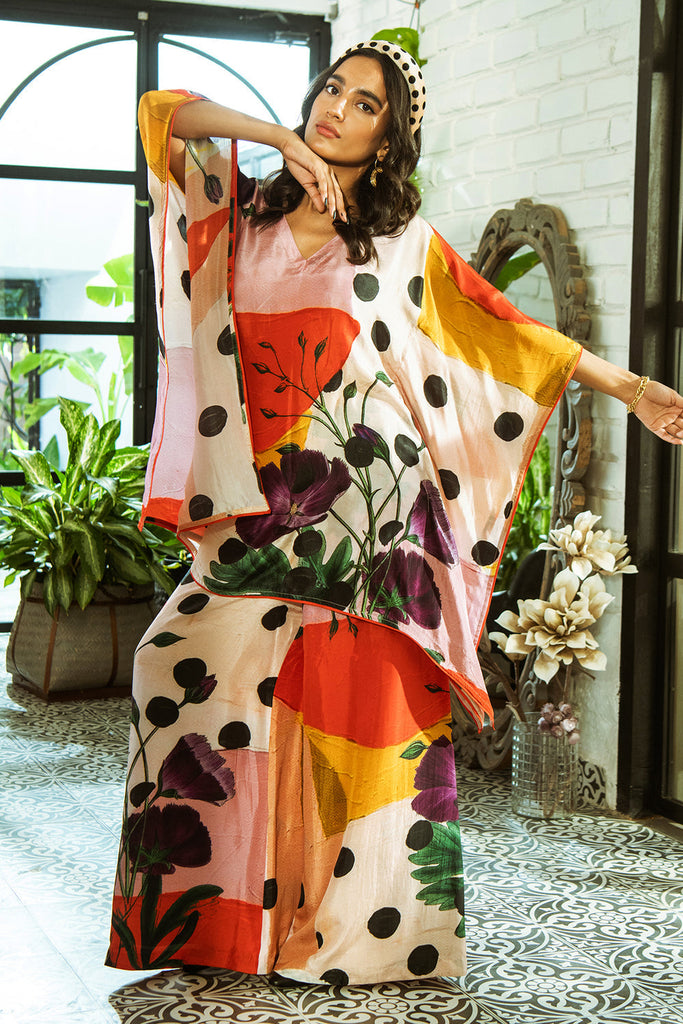 Polka Love Kaftan Set HED-0029