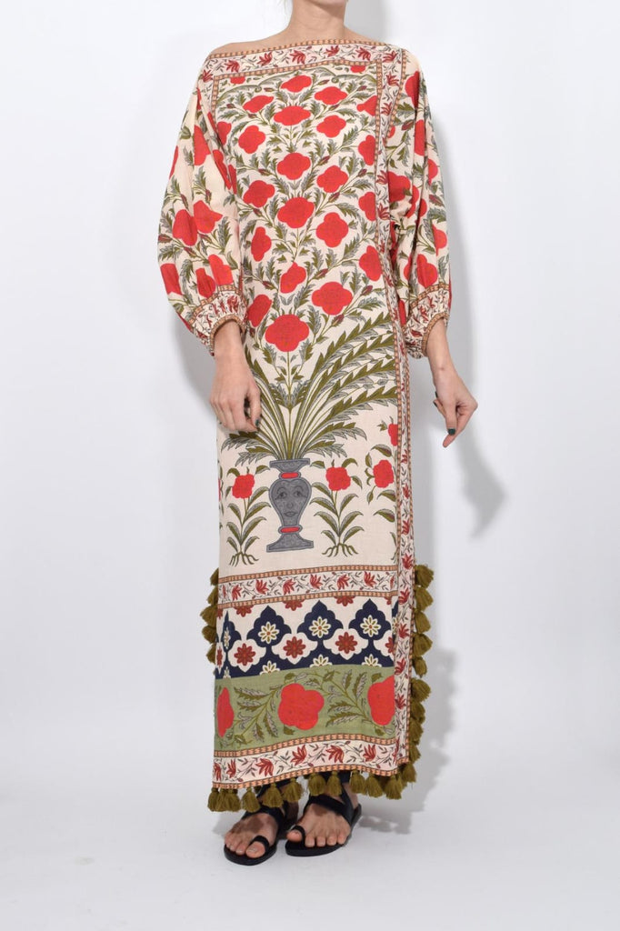 Off-White Mughal Floral Shirt HSC-0009