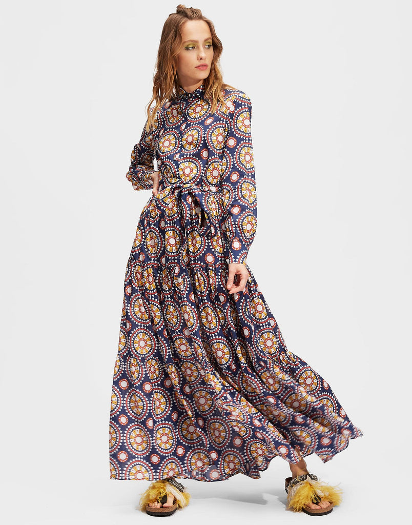 Geometric Circle Frock HWD-0067