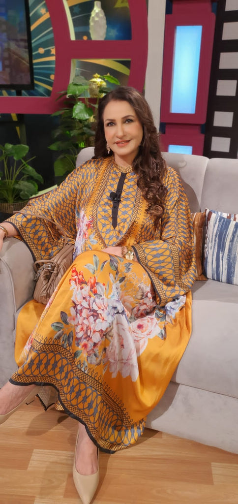 Mustard Kaftan Set HCW-003