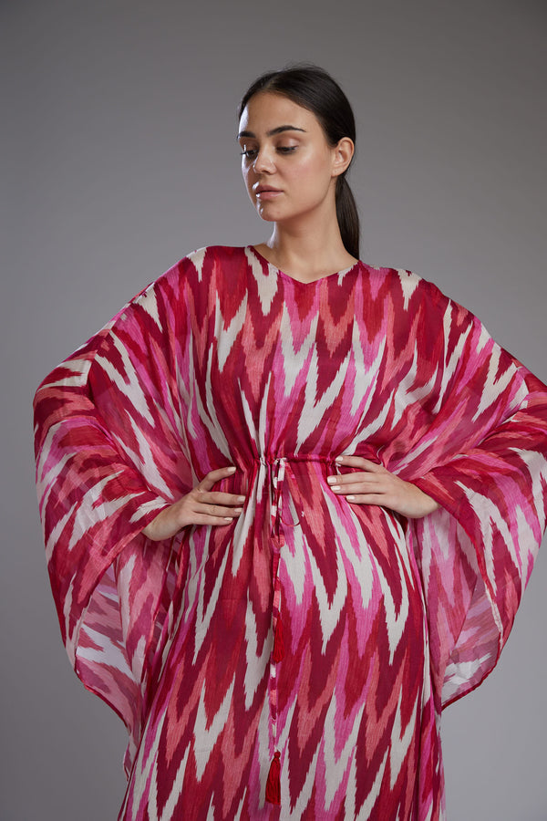 Zigzag Long Kaftan HLK-0163