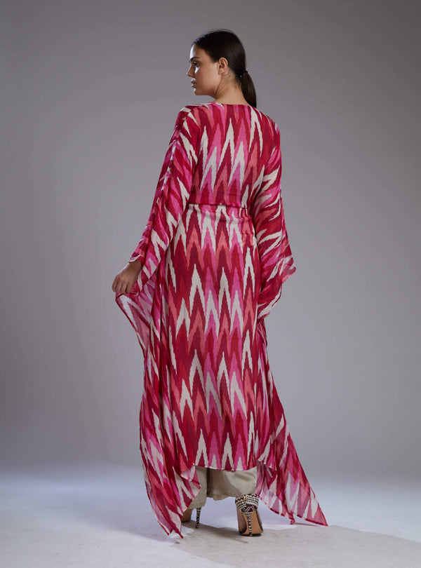 Zigzag Long Kaftan HLK-0163