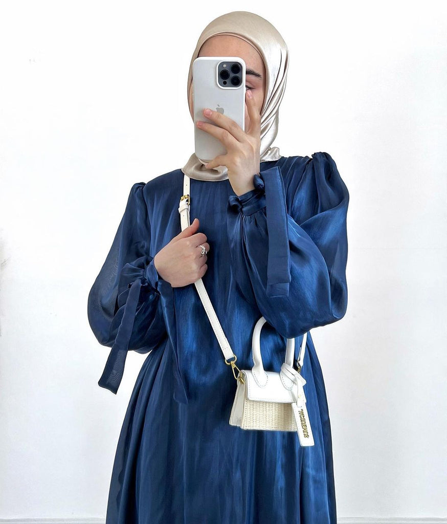 Green Teal Blue Abaya NAC-010