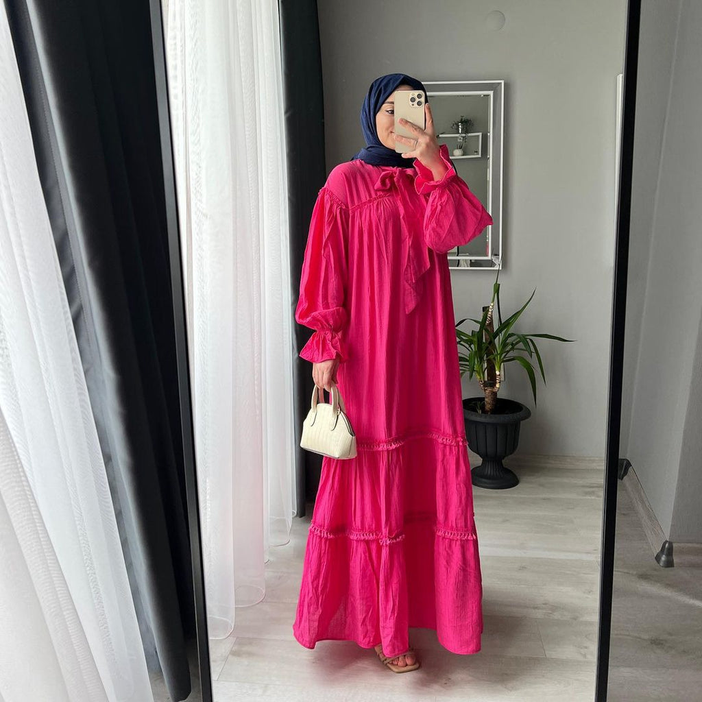 Pink Long Dress IS-002