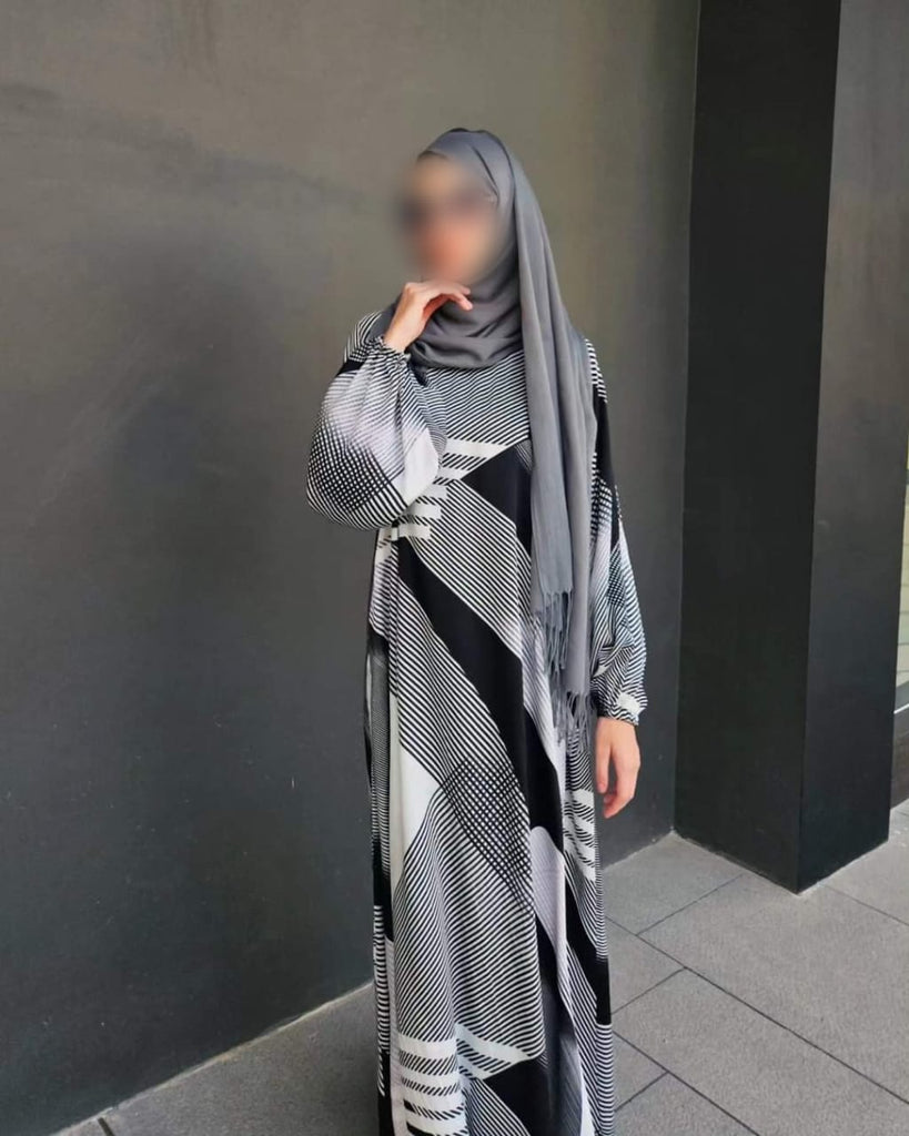 Geometric Sunny Abaya HAC-0279