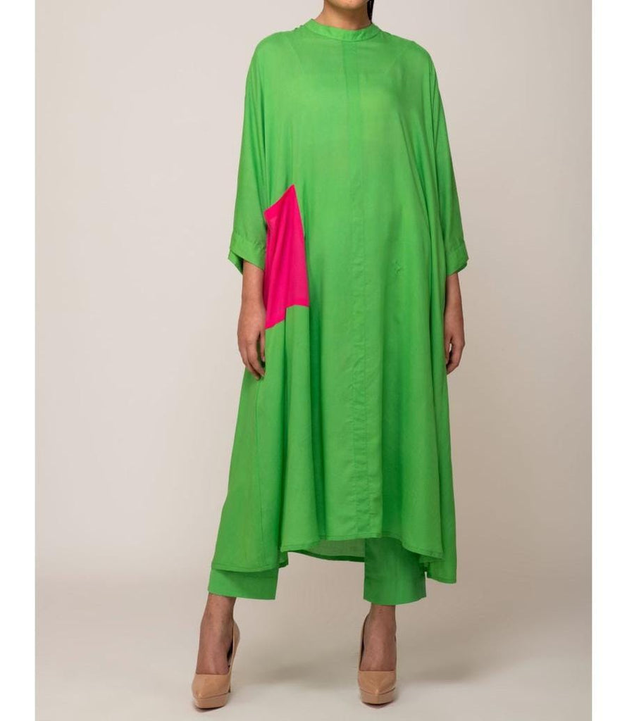 Kumud Kaftan with Iris Green