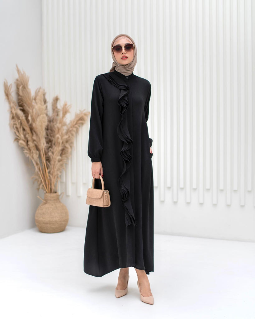 Frilled Abaya Gown HAC_0074