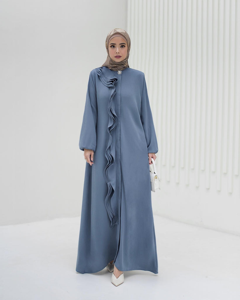 Frilled Abaya Gown HAC_0076