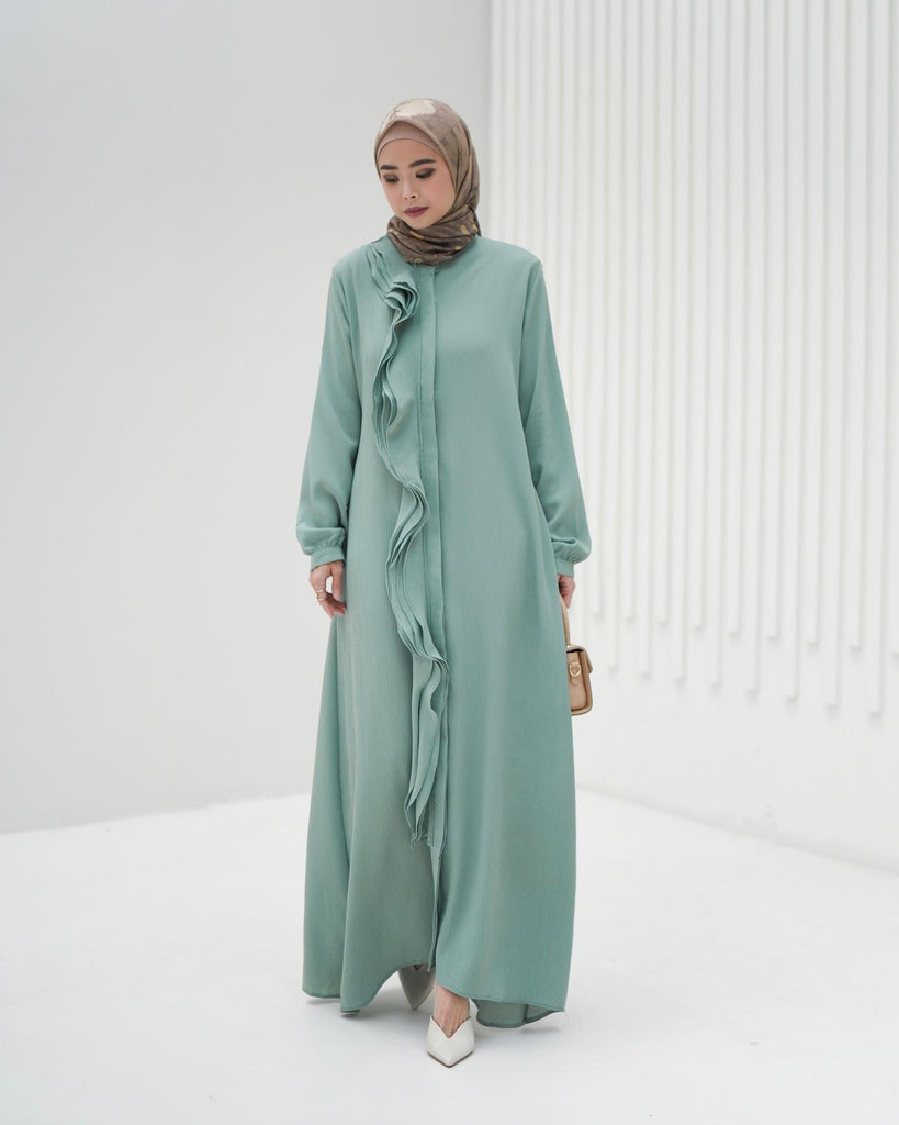 Frilled Abaya Gown HAC_0076