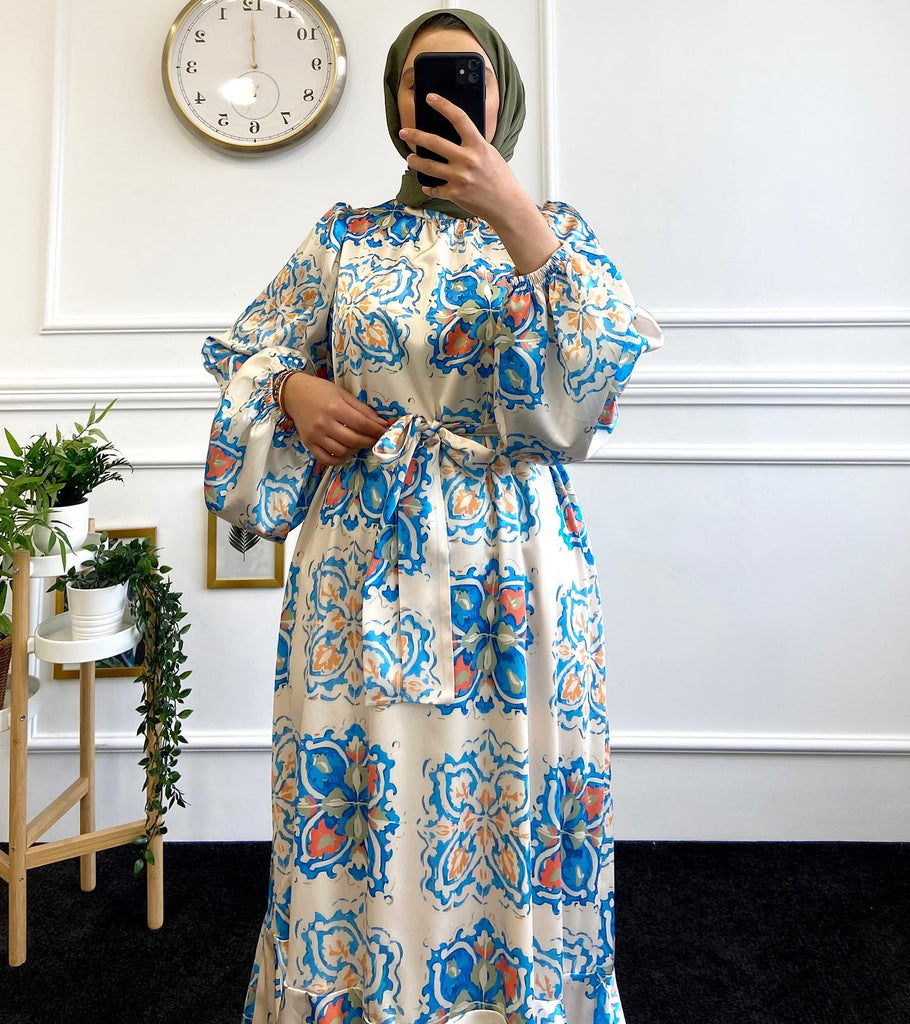 D&G Print Gown Abaya HAC_0056