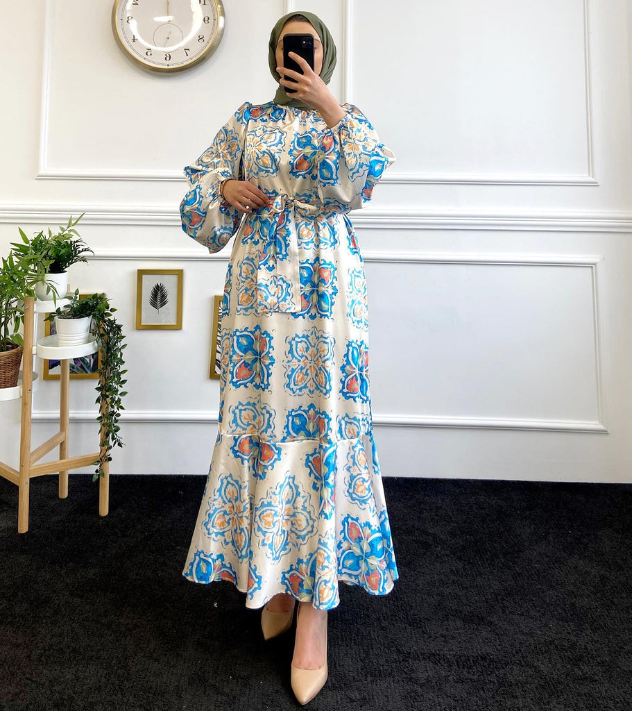 D&G Print Gown Abaya HAC_0056