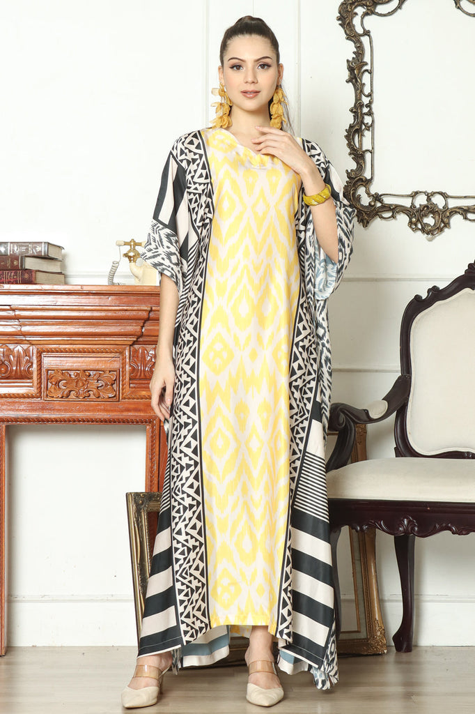 Silk kaftan HLK-0141