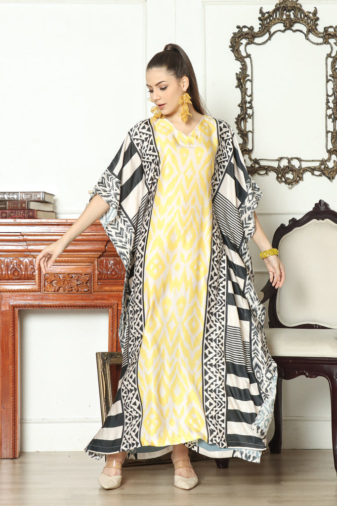 Silk kaftan HLK-0141