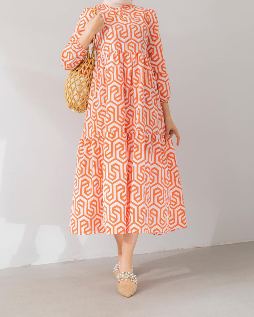 Geometric Pattern Abaya HAC_0083