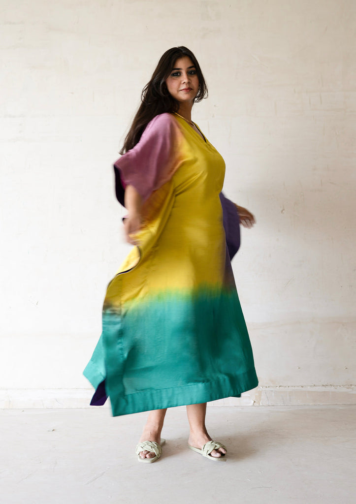 Tiedye Kaftan Multi HLK-0038