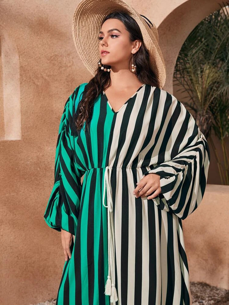 Green & White Lines Shirt HSC-0054