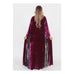Maroon Velvet Gown HVC-0010