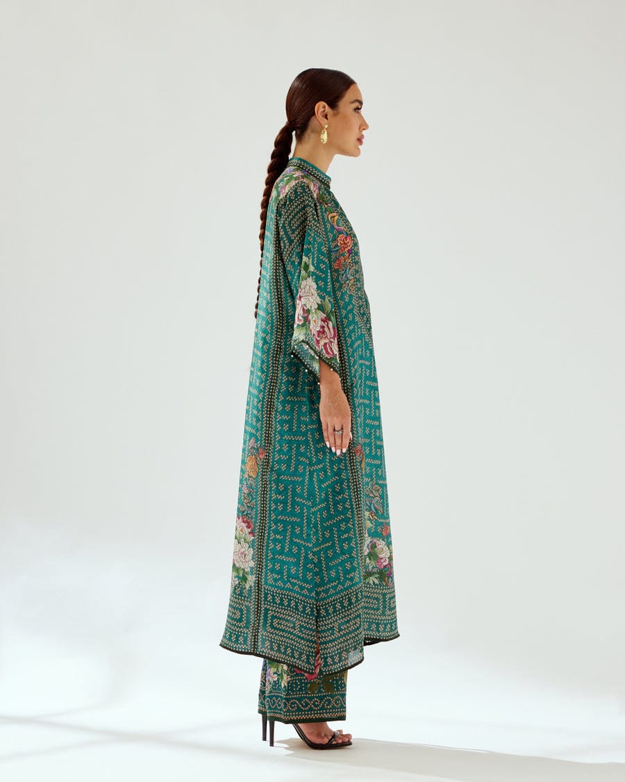 Ghazala Teal Set HSC-0004