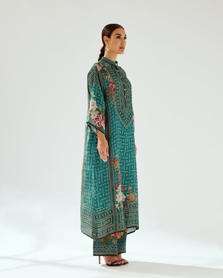 Ghazala Teal Set HSC-0004
