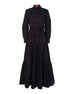 Plain Black Long Dress HLW-0008