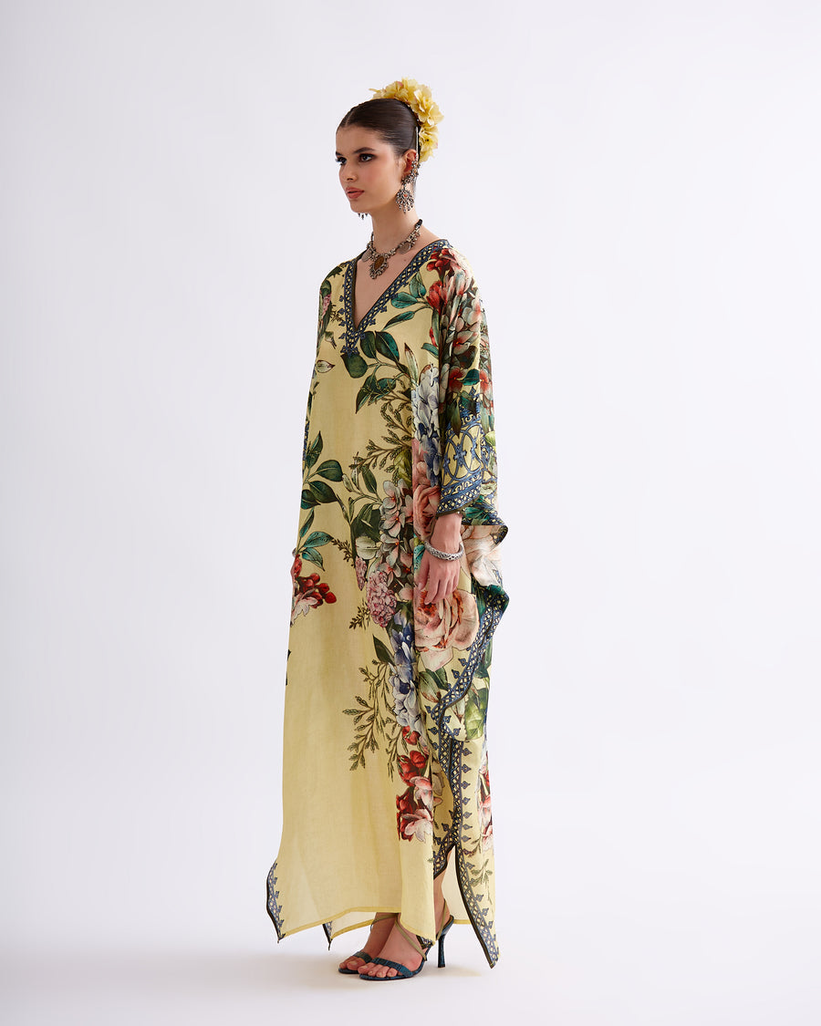 Yellow Kaftan HLK-0049