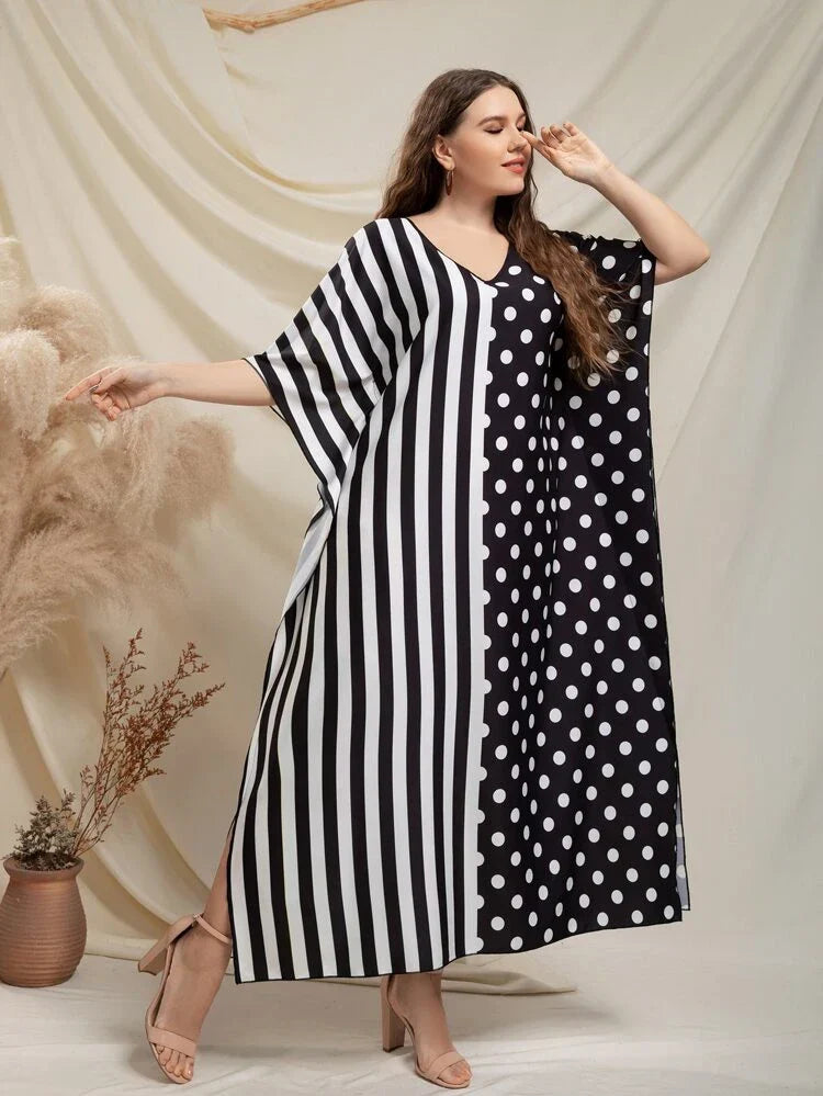 Lines Dots Kaftan HLK-0083