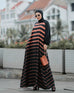 Peach Lines Abaya HAC_0128