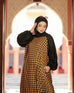 Mustard Houndstooth Abaya HAC_0126
