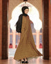 Mustard Houndstooth Abaya HAC_0126