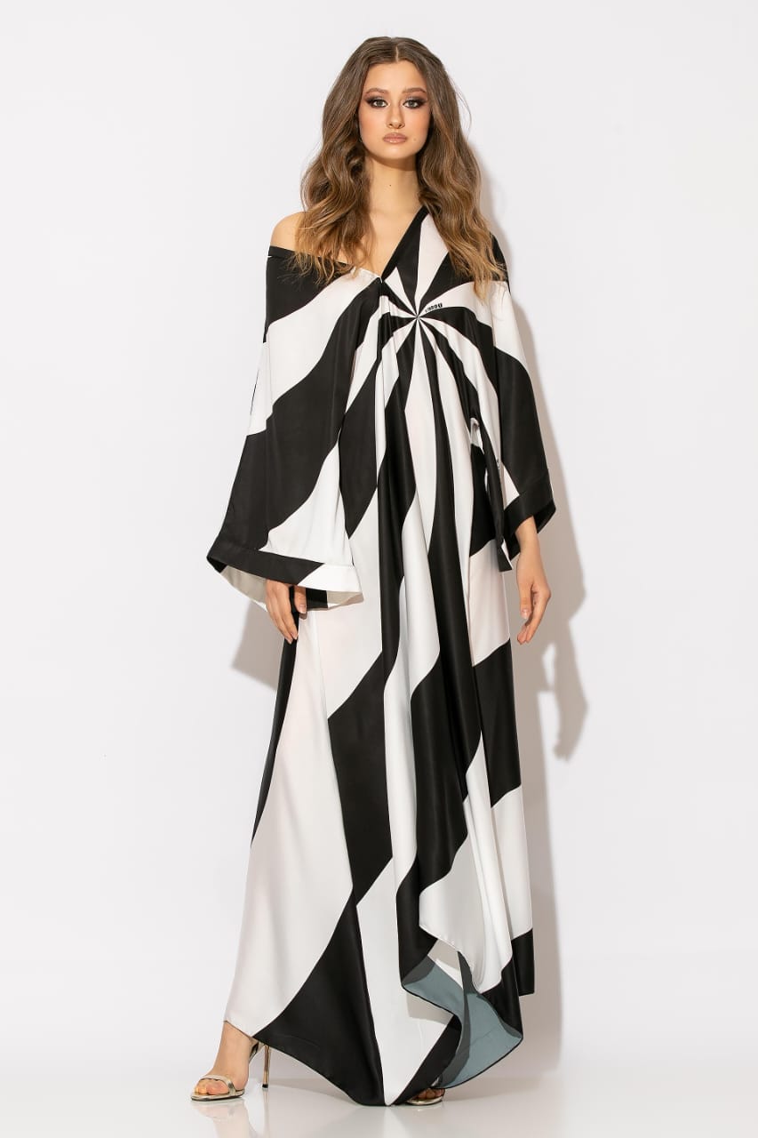 Irida Kaftan Black Shirt HSK-0021