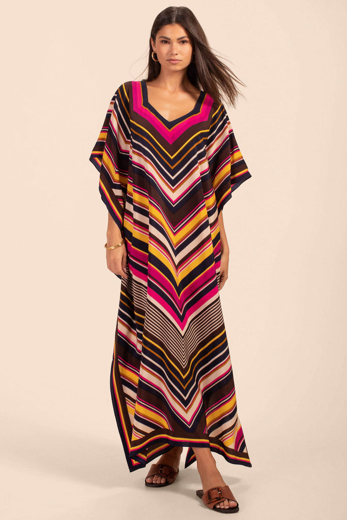Multi Lines Kaftan HLK-0152