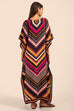 Multi Lines Kaftan HLK-0152