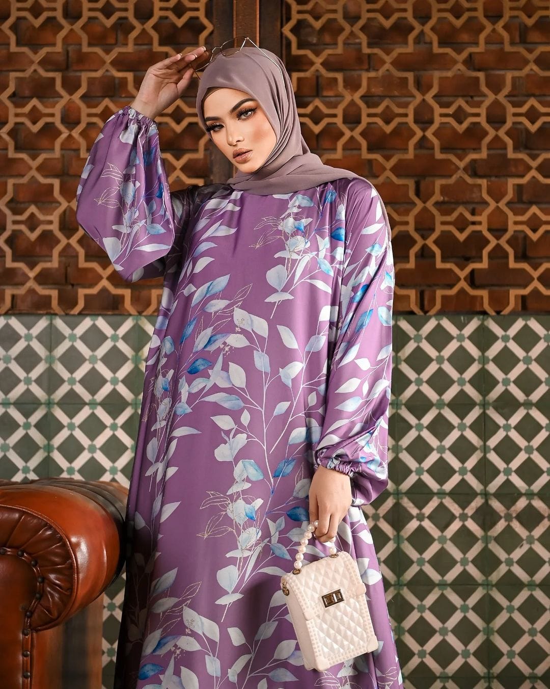 Donelli Abaya purple