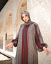 Brown Line Abaya HAC_0041